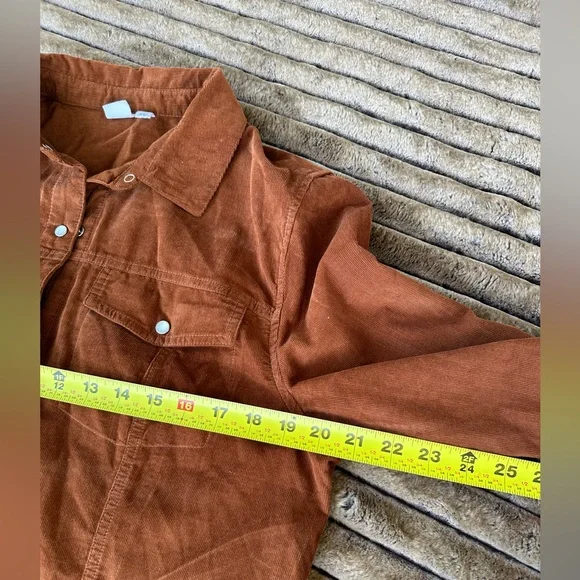 Corduroy  Button-Down Dress - Picture 6 of 7